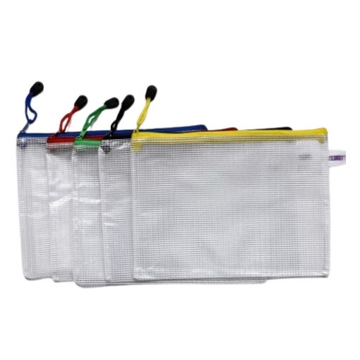 Picture of Logit Mesh Zip Wallet Asst A5 5 Pack