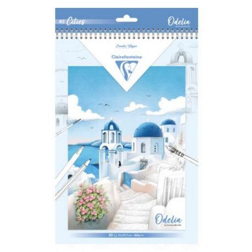 Picture of Odelia Creative Notebook 20 Sheets A4 250g Cities