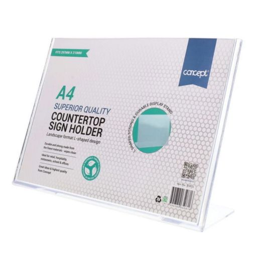 Picture of A4 Countertop Sign Holder - Landscape
