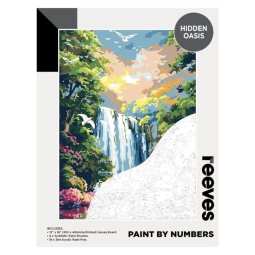 Picture of Reeves Paint by Numbers 12x16 inch - Hidden Oasis