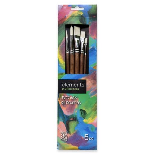 Picture of Elements Professional Oil Brush 5 Pack
