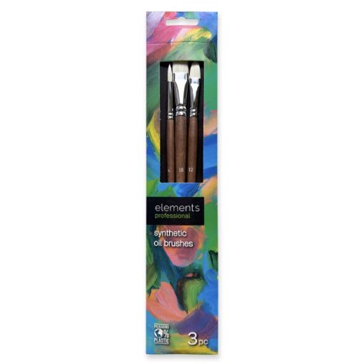 Picture of Elements Professional Oil Brush 3 Pack
