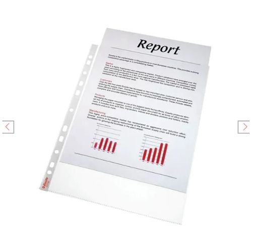 Picture of Esselte Document Pockets A4 100 Pack