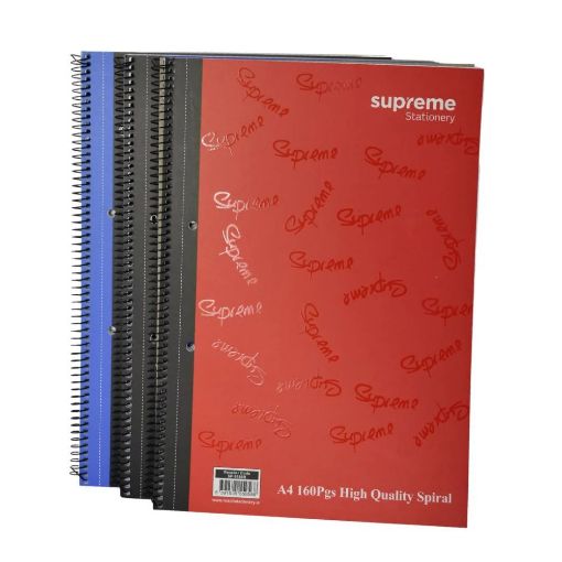 Picture of Supreme Spiral Notebook A4 160pg