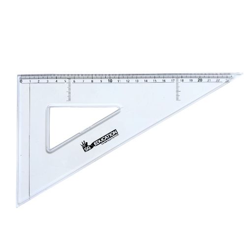 Picture of SG Set Square 60 degree 25cm Clear 