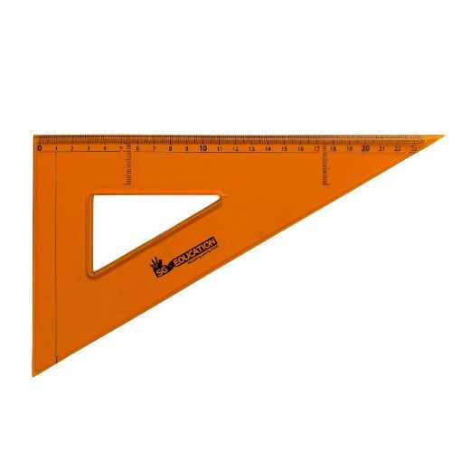 Picture of SG Set Square Orange Extra Strong 60 degree 25cm