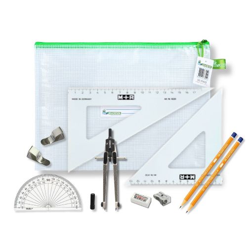 Picture of Pouch Bag with Clips & SG Set Square (0 at Edge)