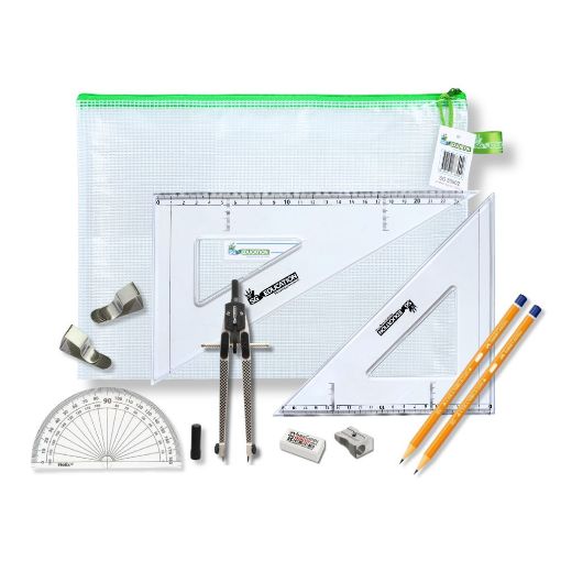 Picture of Pouch Bag with Clips & SG Set Square