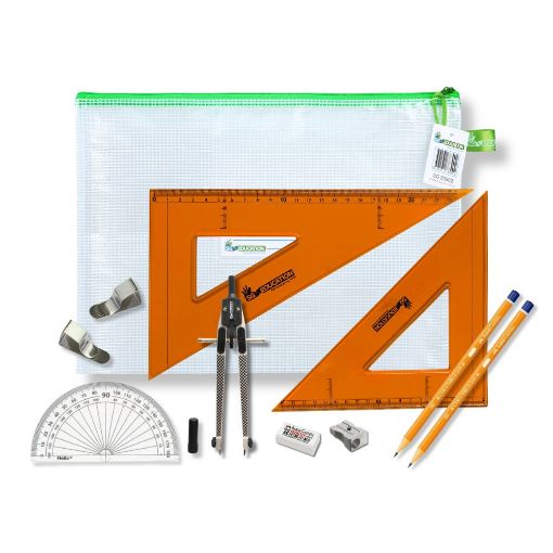 Picture of Pouch Bag with Clips & SG Strong Set Square