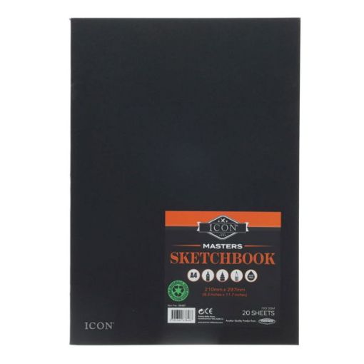 Picture of Icon Masters Sketchbook A4 20 Sheets 165gsm