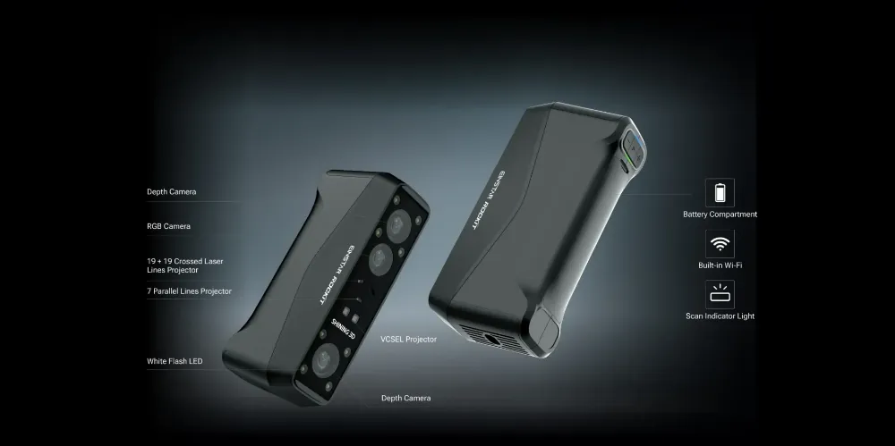 Einstar Rockit Wireless 3D Scanner | Portable High-Accuracy 3D Scanning ...