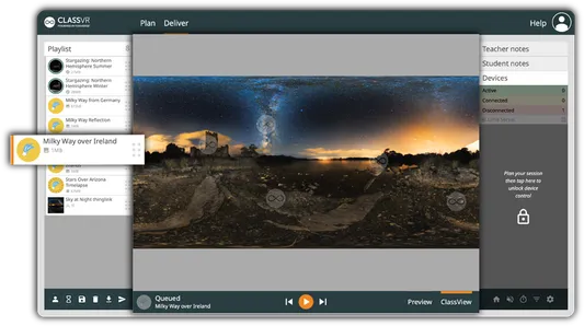 Recording and reviewing student VR sessions in ClassVR